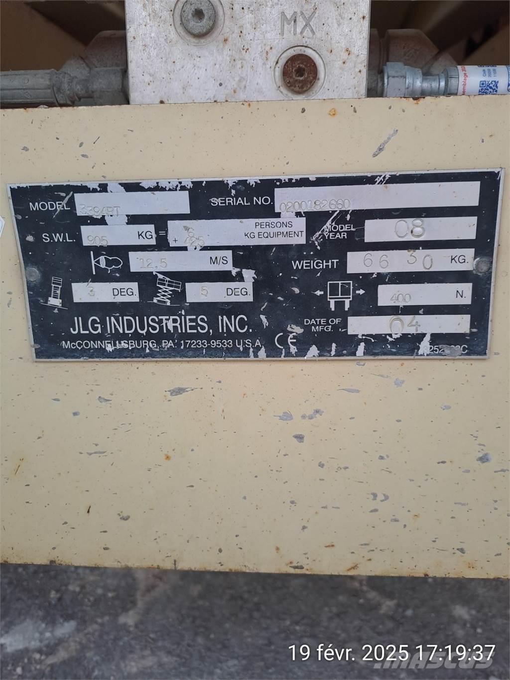 JLG 3394RT Plataformas tijera