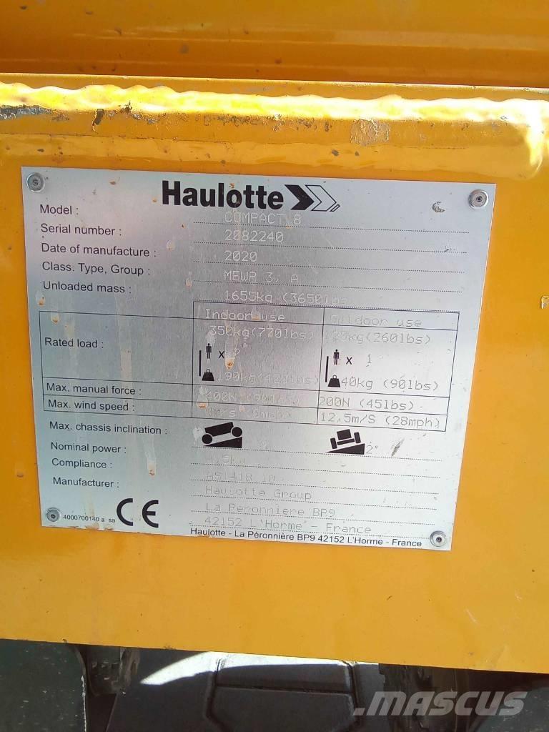 Haulotte Compact 8 Plataformas tijera