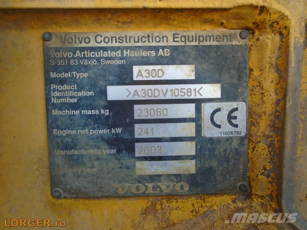 Volvo A 30 D Camiones articulados
