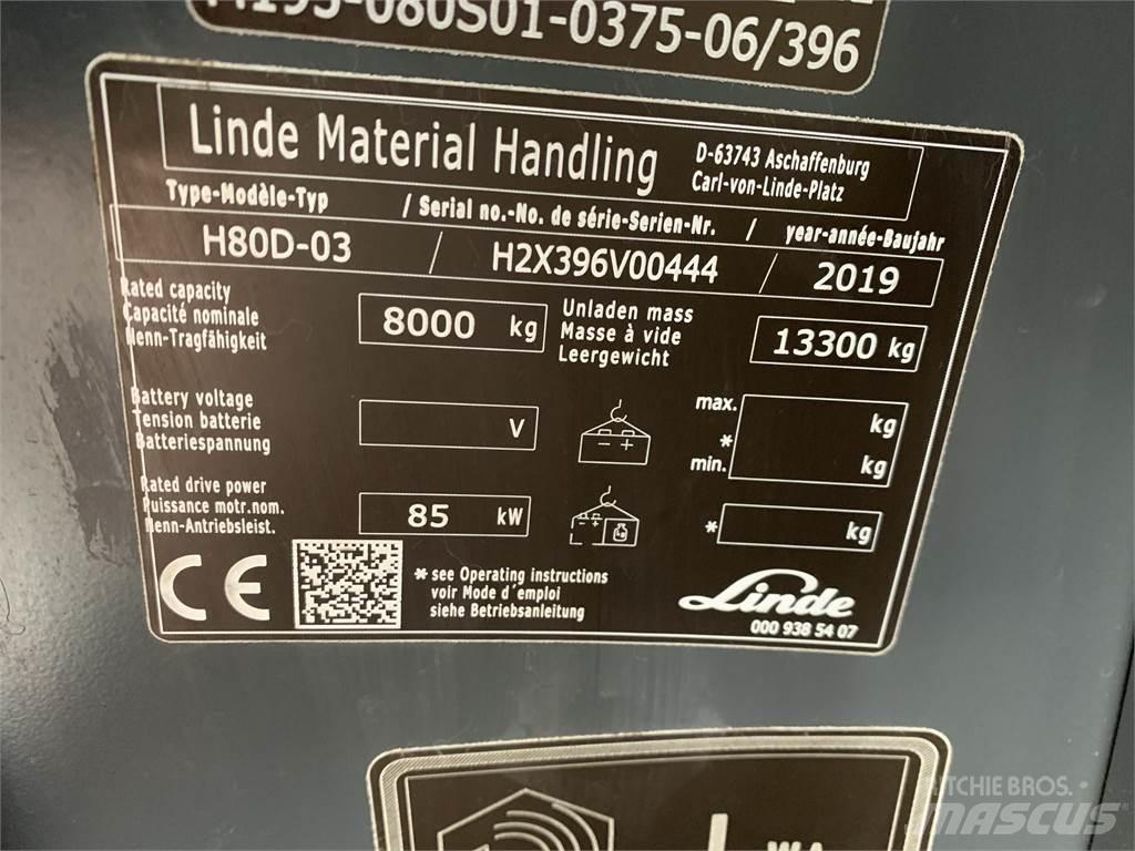 Linde H80D Camiones diesel