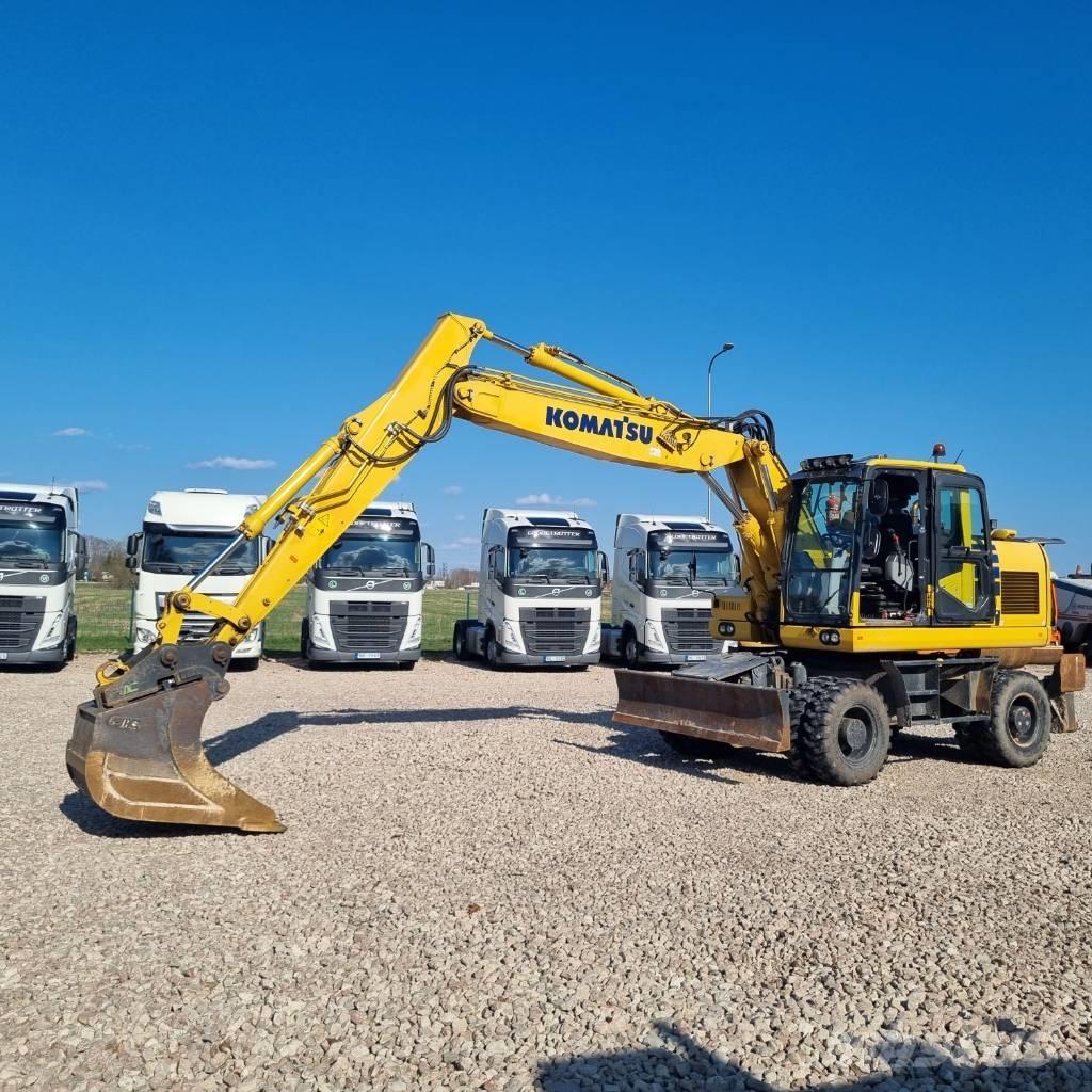 Komatsu PW160 - 11 Excavadoras de ruedas