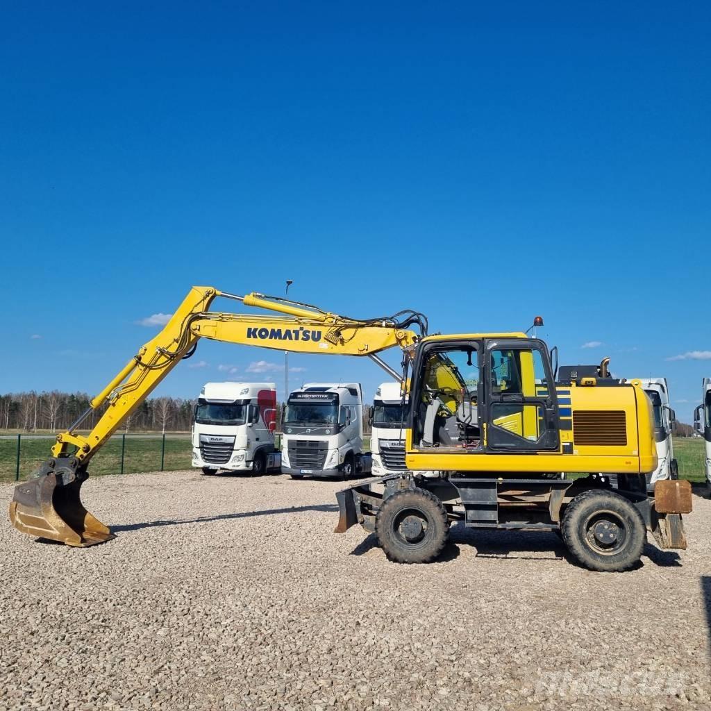 Komatsu PW160 - 11 Excavadoras de ruedas