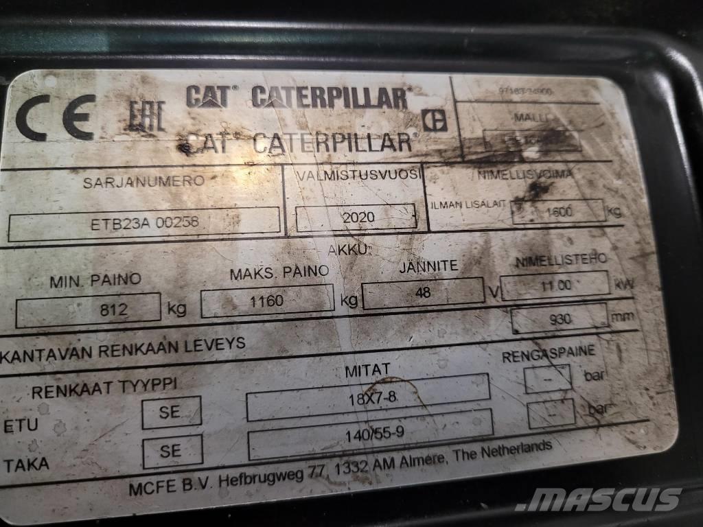 CAT EP16 ANT Carretillas de horquilla eléctrica