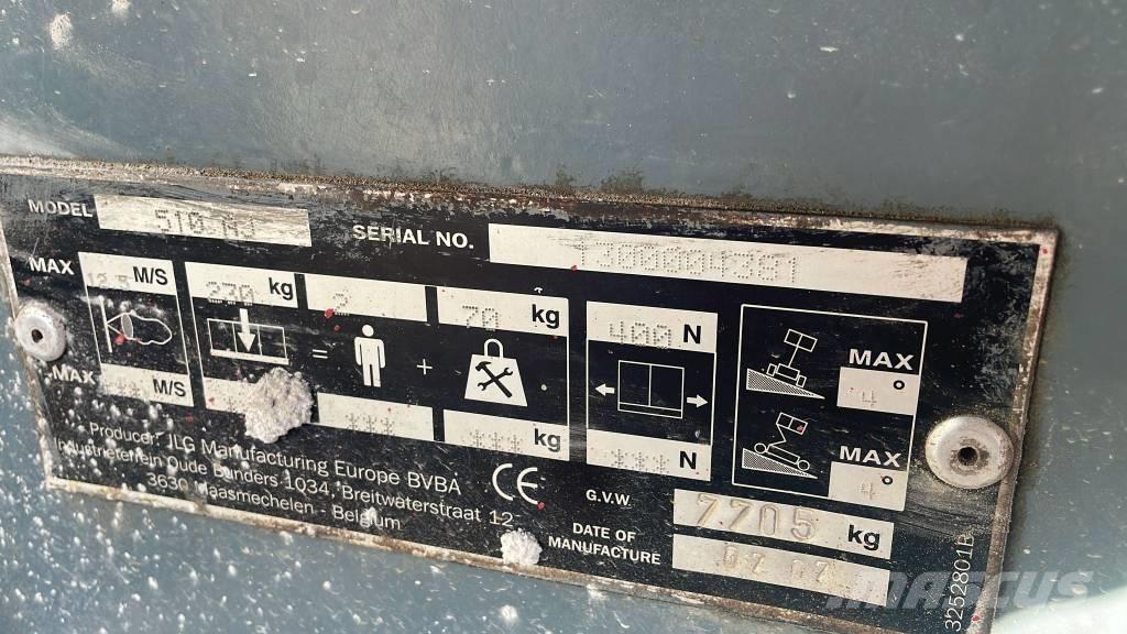 JLG 510 AJ Plataformas con brazo de elevación manual