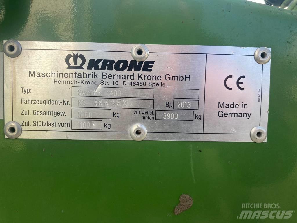 Krone Swadro 1400 Segadoras hileradoras