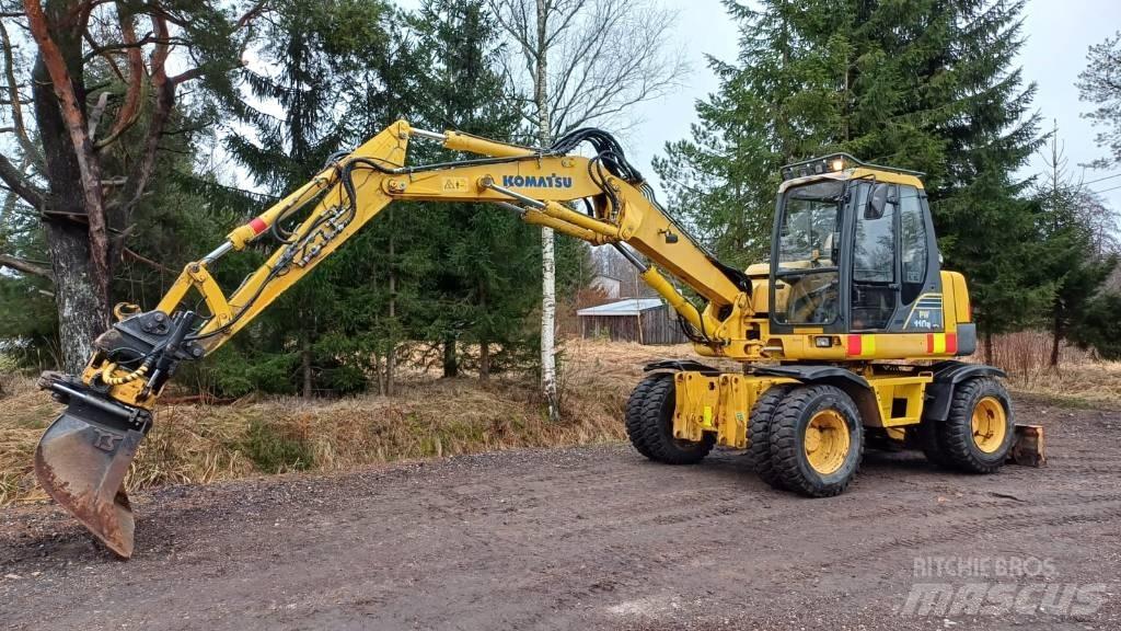 Komatsu PW 110 Excavadoras de ruedas