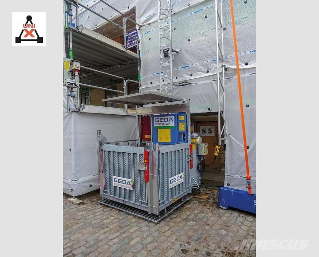 Geda 500 ZP /1000 Z Plataformas con jaula de elevación