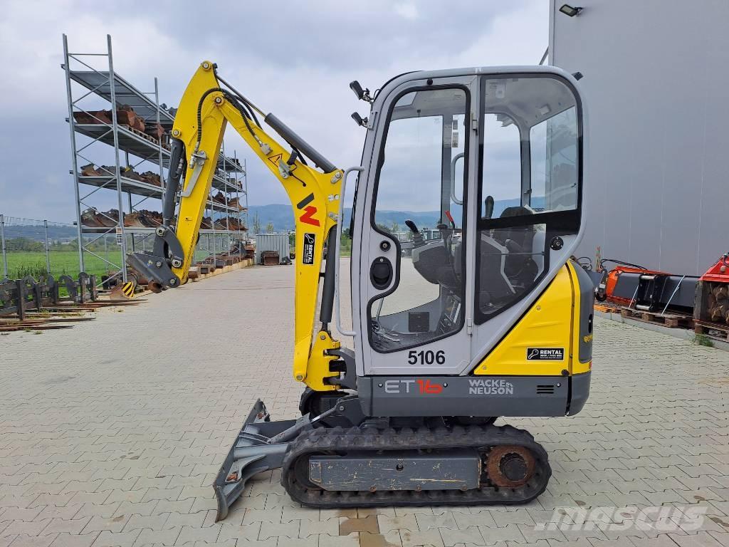 Wacker Neuson ET16 Excavadoras sobre orugas