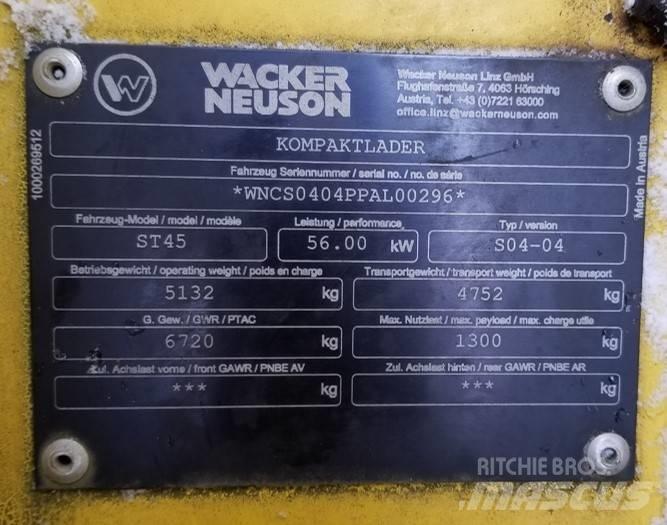 Wacker Neuson ST45 Cargadoras sobre orugas