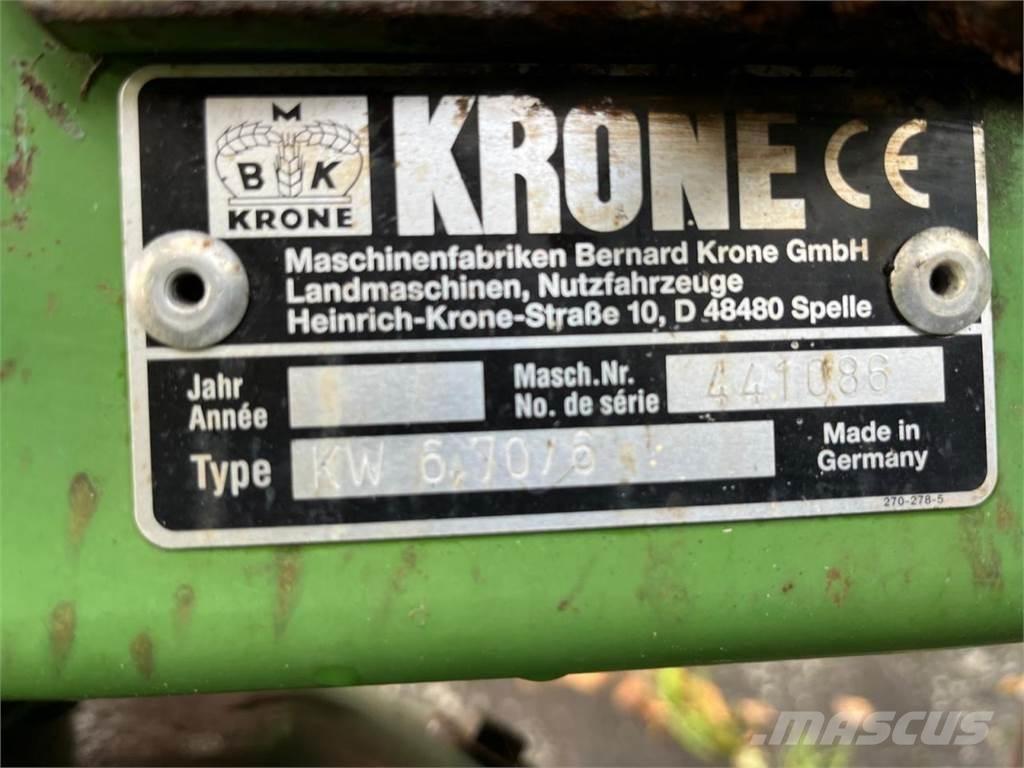 Krone KW 6.70/6 Rastrilladoras y rastrilladoras giratorias