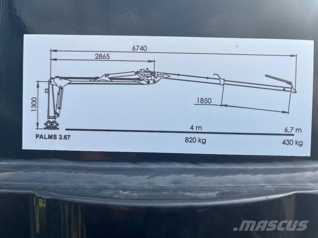 Palms P3.67-V9S Remolques forestales