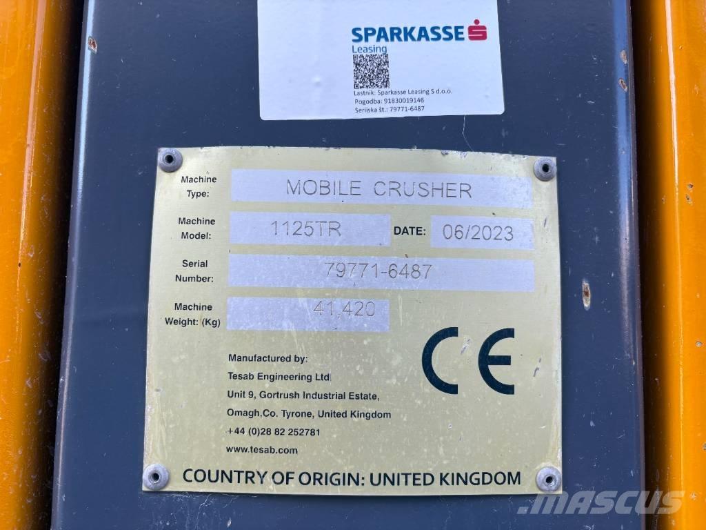 Tesab 1125TR Trituradoras móviles