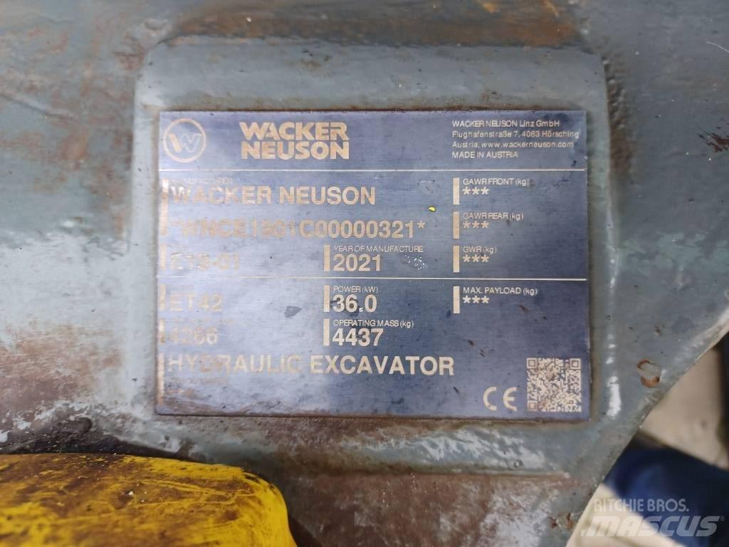 Wacker Neuson ET42 Excavadoras sobre orugas