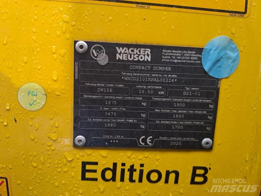 Wacker Neuson DW15e Vehículos compactos de volteo