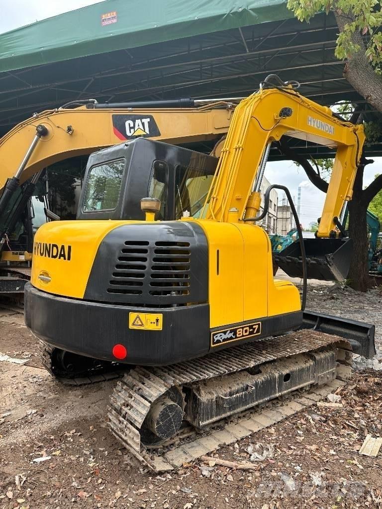 Hyundai 80-7 Excavadoras sobre orugas