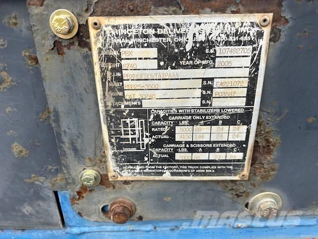 Princeton PBX Montacargas todo terreno