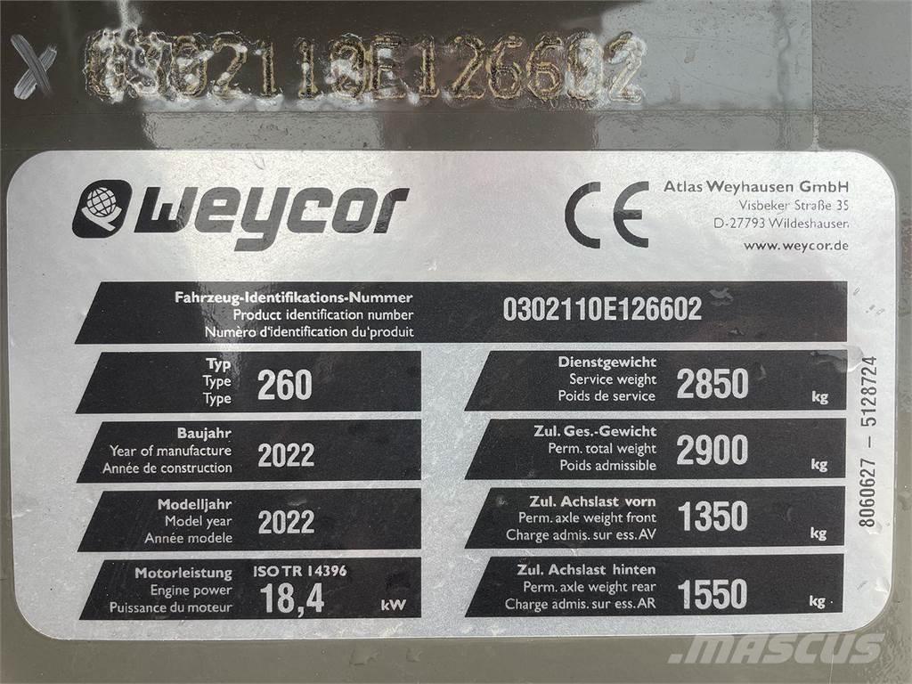 Weycor AW260 Rodillos