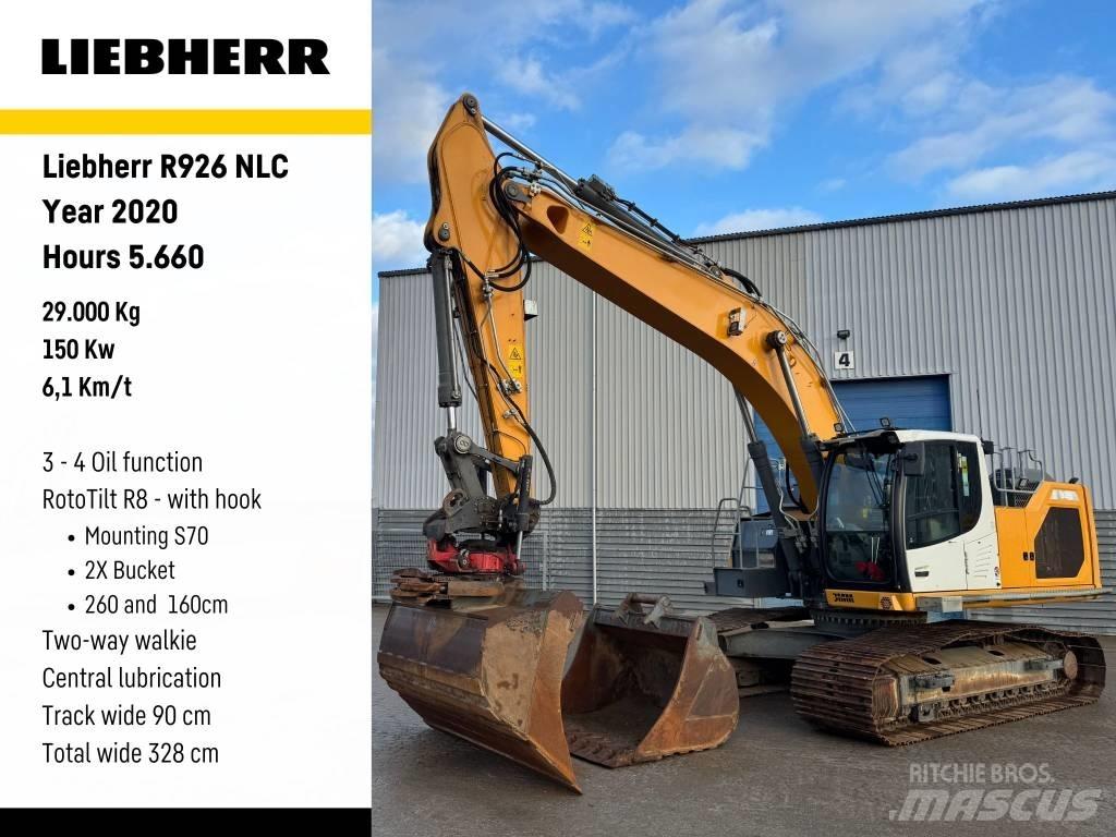 Liebherr R 926 Excavadoras sobre orugas