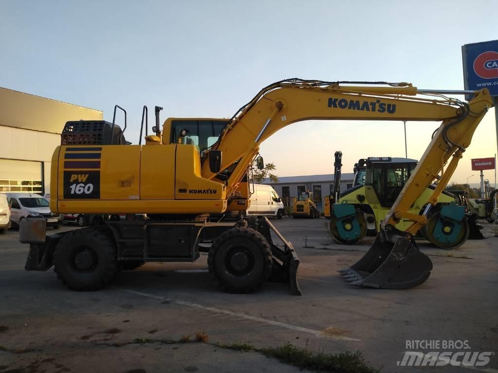 Komatsu pw160-11 Excavadoras de ruedas