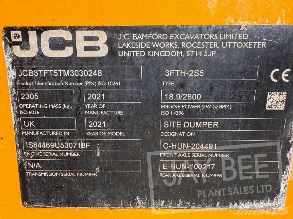 JCB 3 TFT Vehículos compactos de volteo