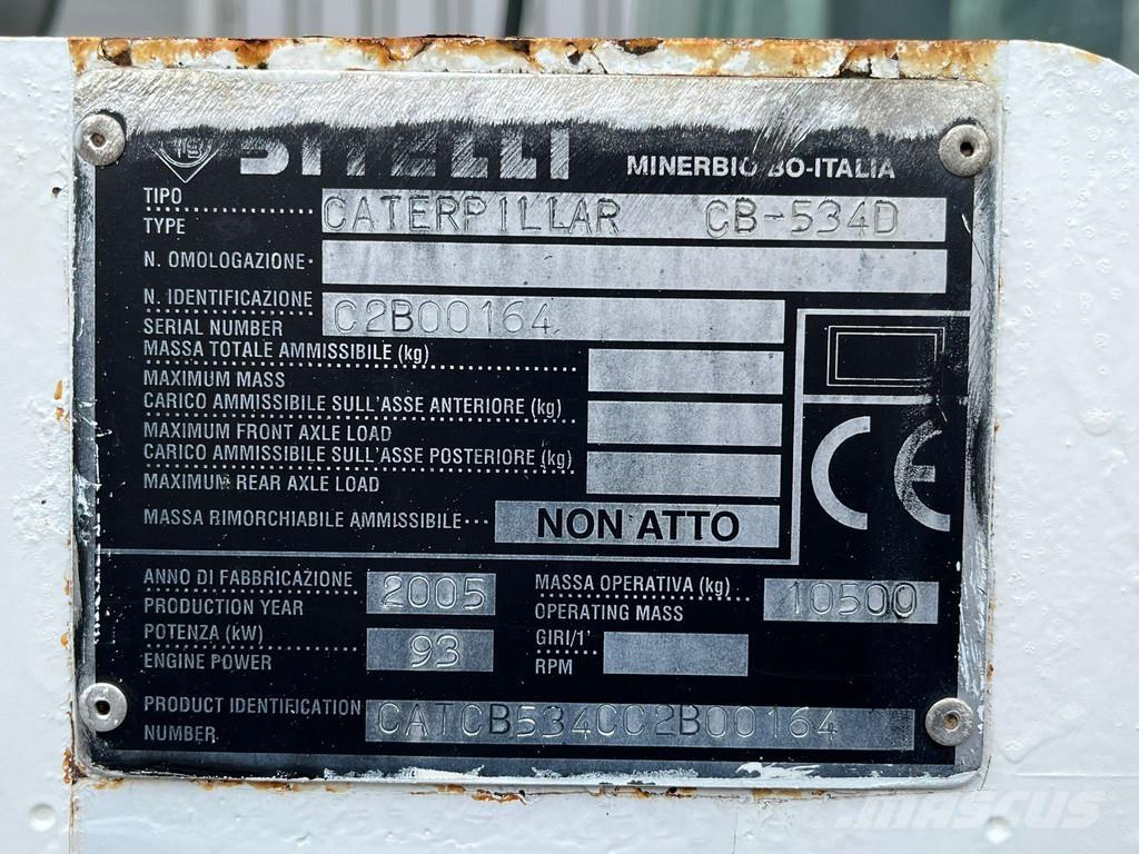 CAT CB534D CE / EPA Rodillos de doble tambor