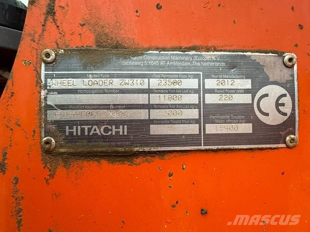 Hitachi ZW 310 Otros