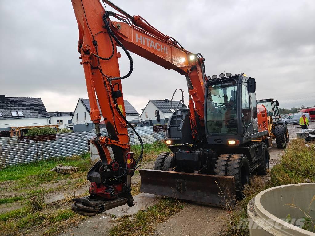 Hitachi ZX 140 W-5 Excavadoras de ruedas