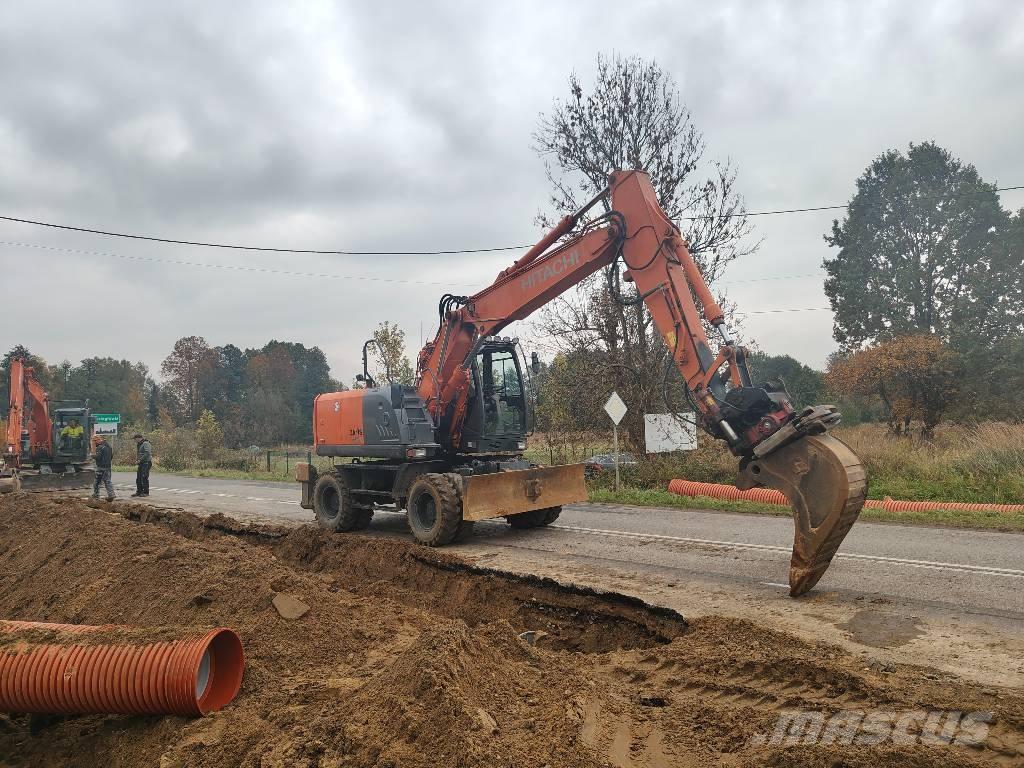 Hitachi ZX 140 W-5 Excavadoras de ruedas