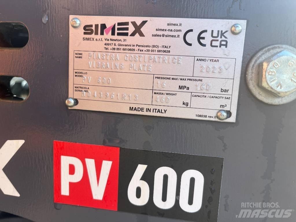 Simex PV600 Otros componentes