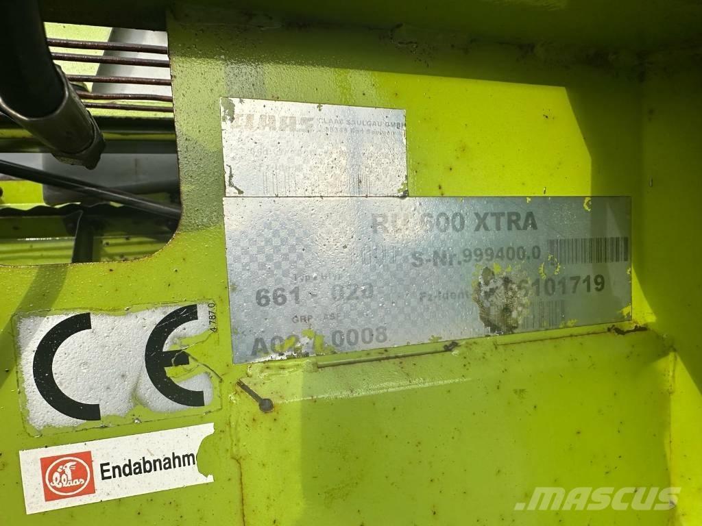 CLAAS RU 600 Xtra Cabezales de cosechadoras combinadas