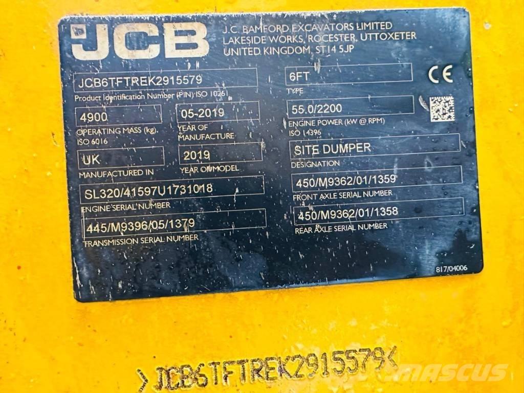 JCB 6 T Vehículos compactos de volteo