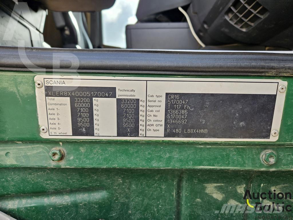 Scania R 480 Bañeras basculantes usadas