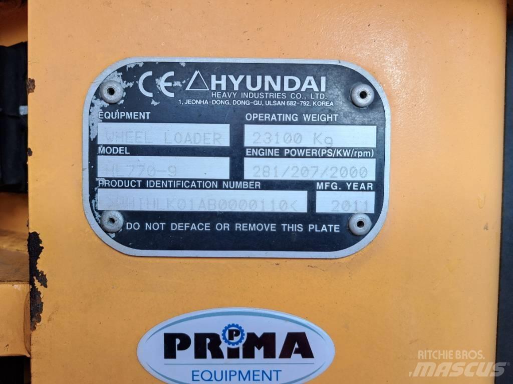 Hyundai HL770-9 Cargadoras sobre ruedas