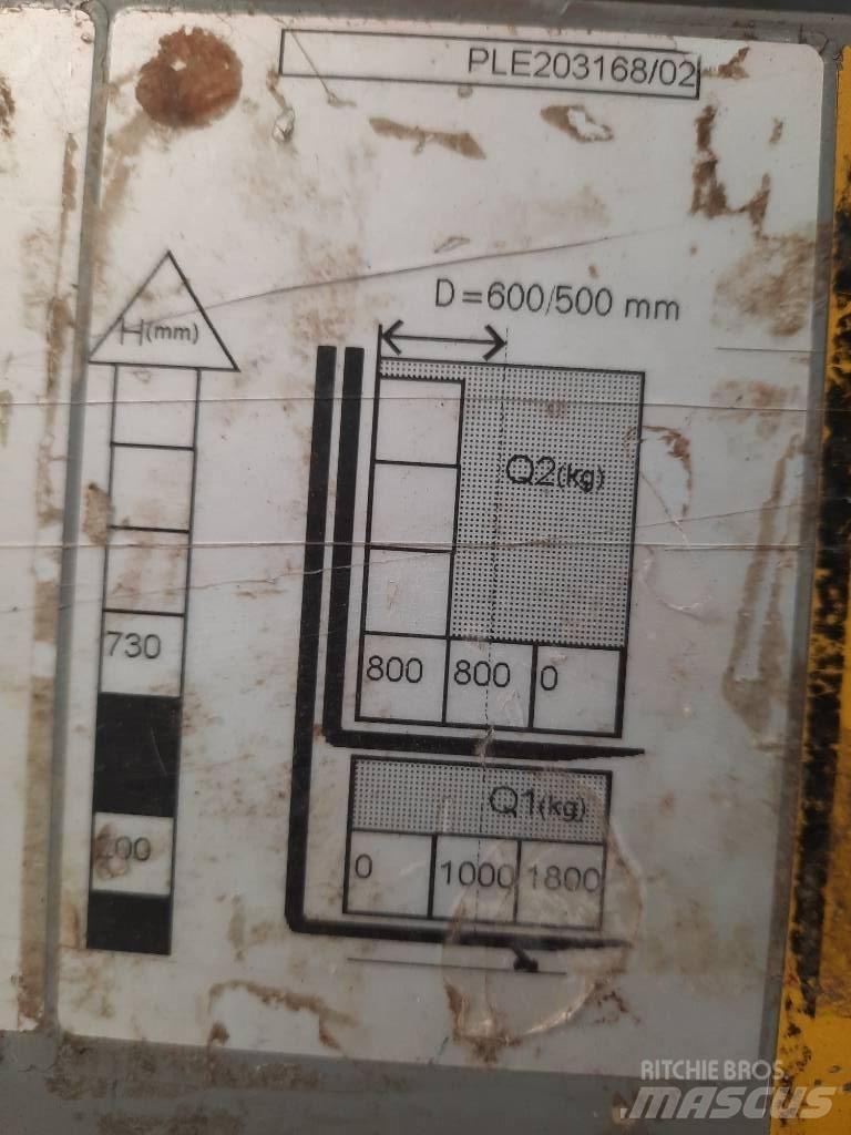 UniCarriers PLE180 Montacargas manual