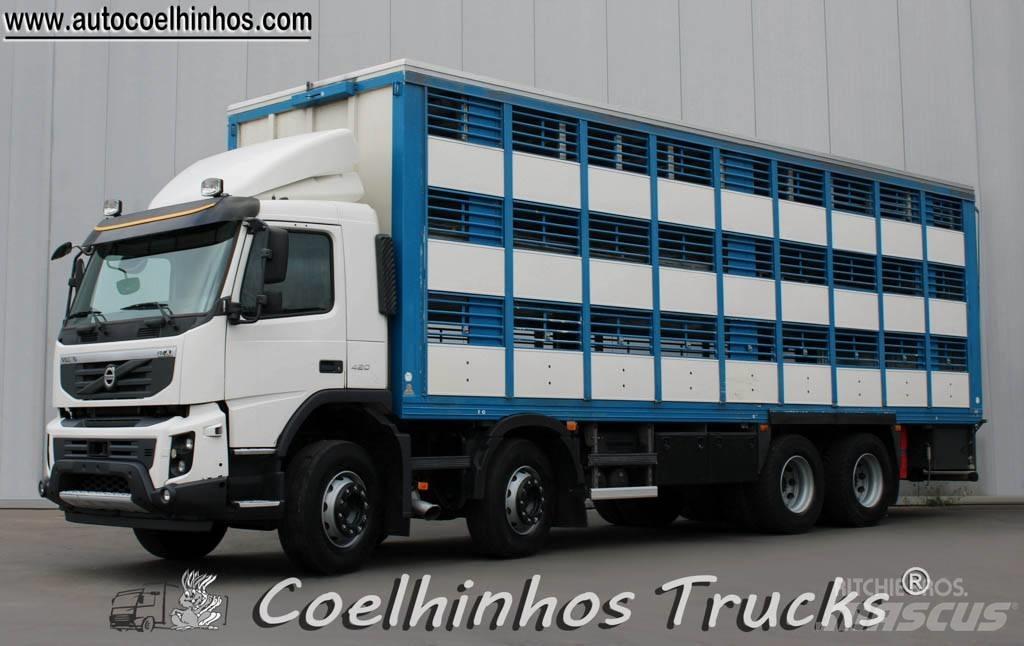 Volvo FMX 420 Camiones para transporte de animales