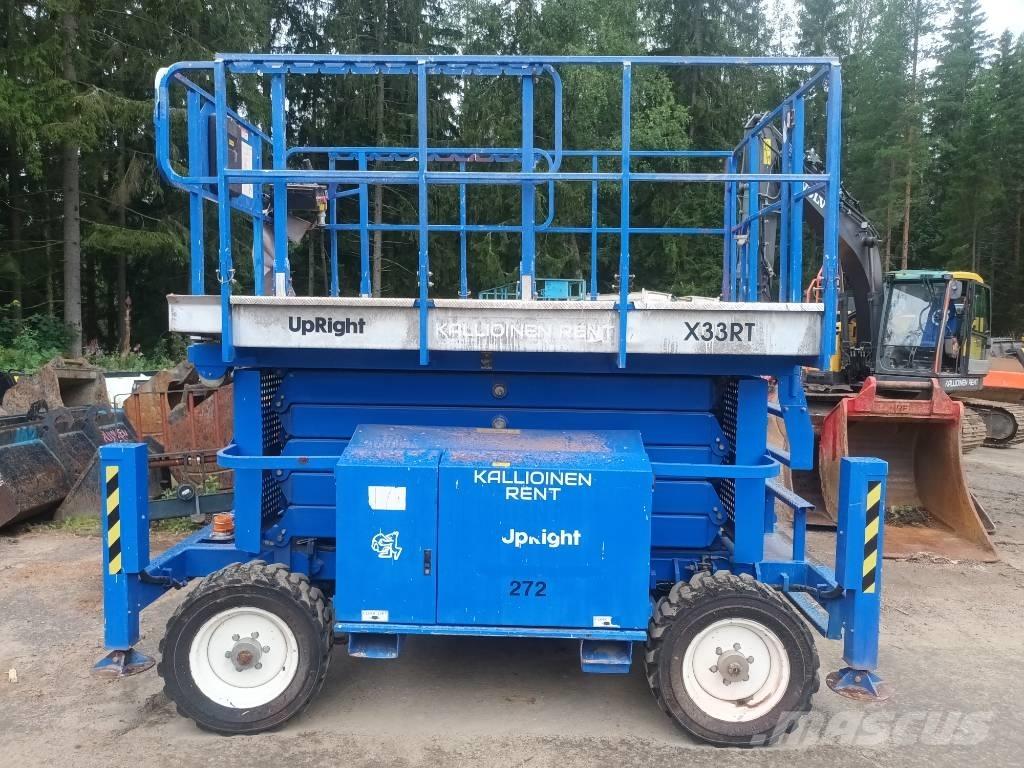 UpRight X33RT Plataformas tijera