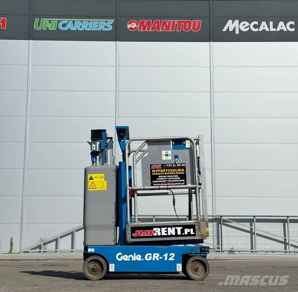 Genie GR 12 Plataformas con jaula de elevación
