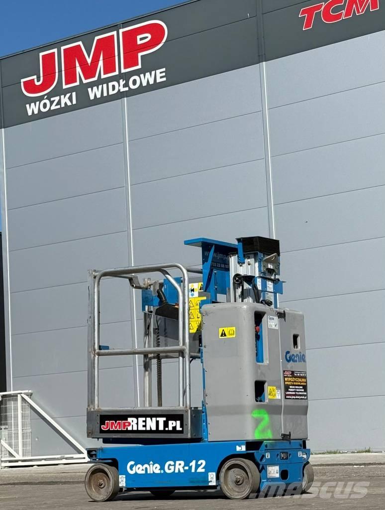 Genie GR 12 Plataformas con jaula de elevación