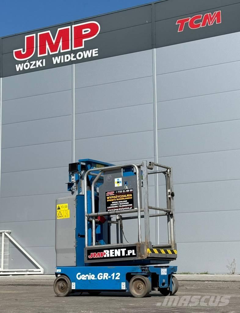 Genie GR 12 Plataformas con jaula de elevación