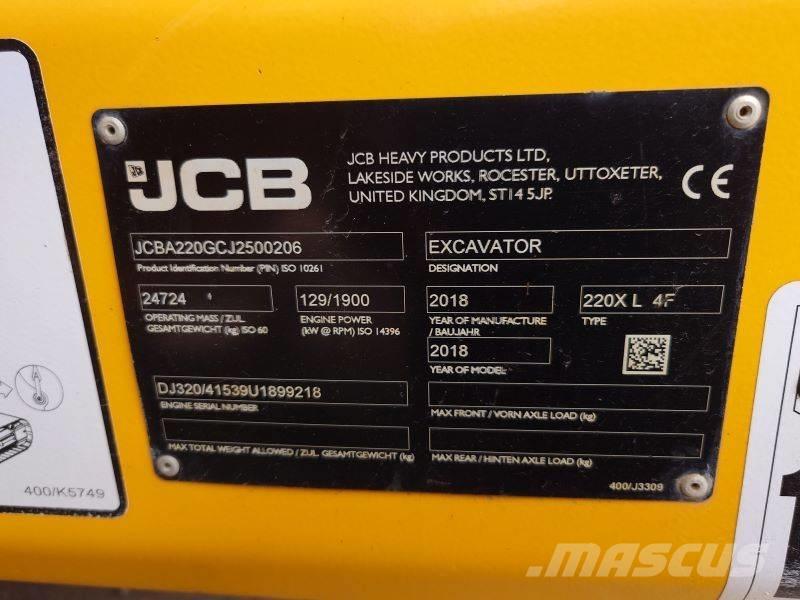 JCB 220 XL 4F Excavadoras sobre orugas