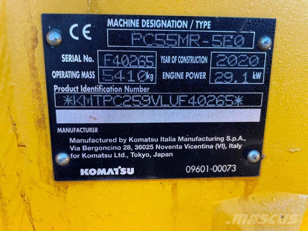 Komatsu PC55MR-5E0 Miniexcavadoras