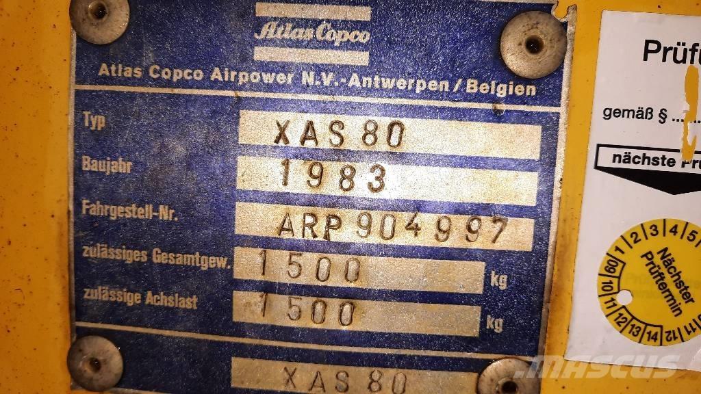 Atlas Copco XAS 80 Compresoras