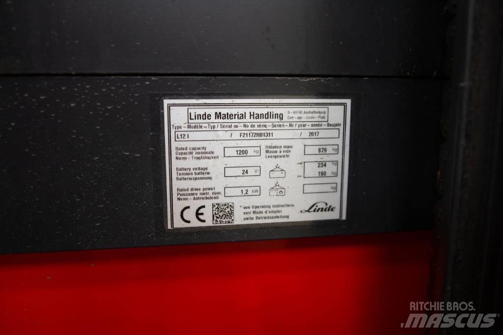 Linde L 12 Montacargas manual