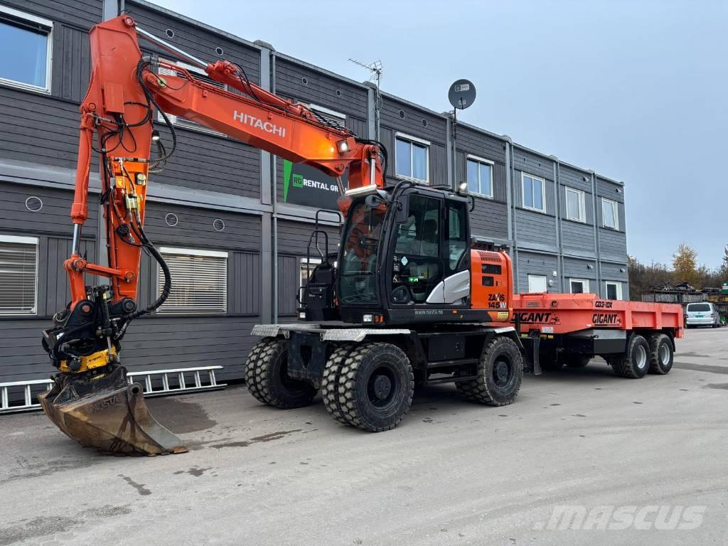 Hitachi ZX 145 W-6 Excavadoras de ruedas