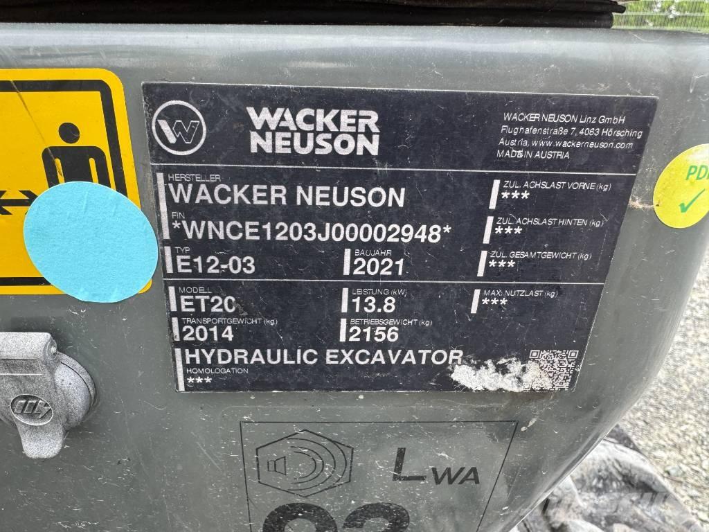Wacker Neuson ET20 Excavadoras sobre orugas