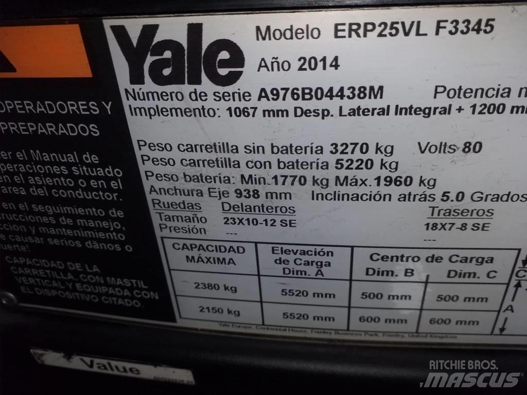 Yale ERP25VL Carretillas de horquilla eléctrica