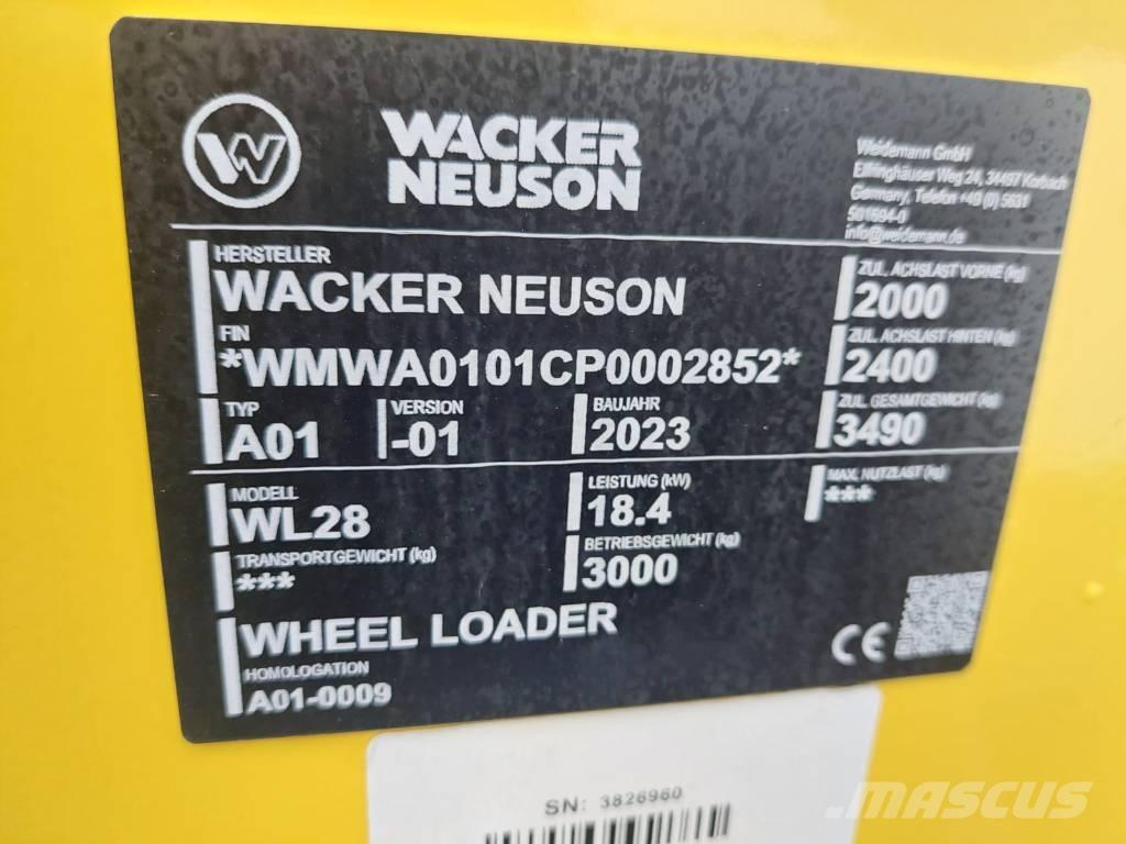 Wacker Neuson WL28 Cargadoras sobre ruedas