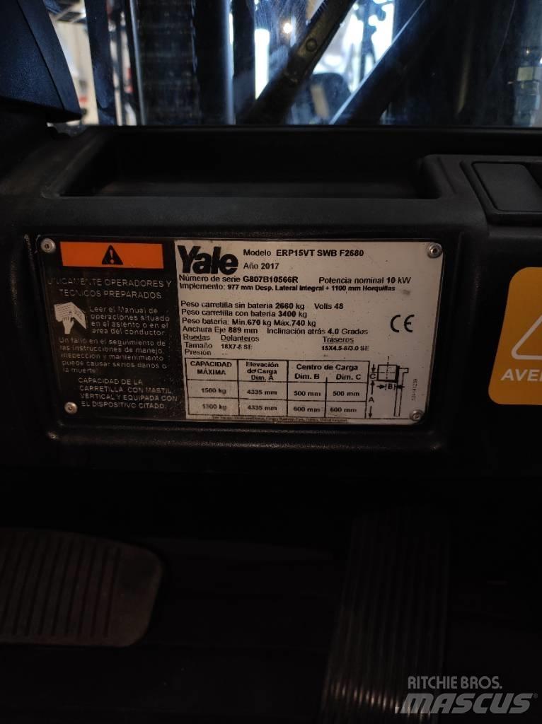 Yale ERP15VT SWB Carretillas de horquilla eléctrica