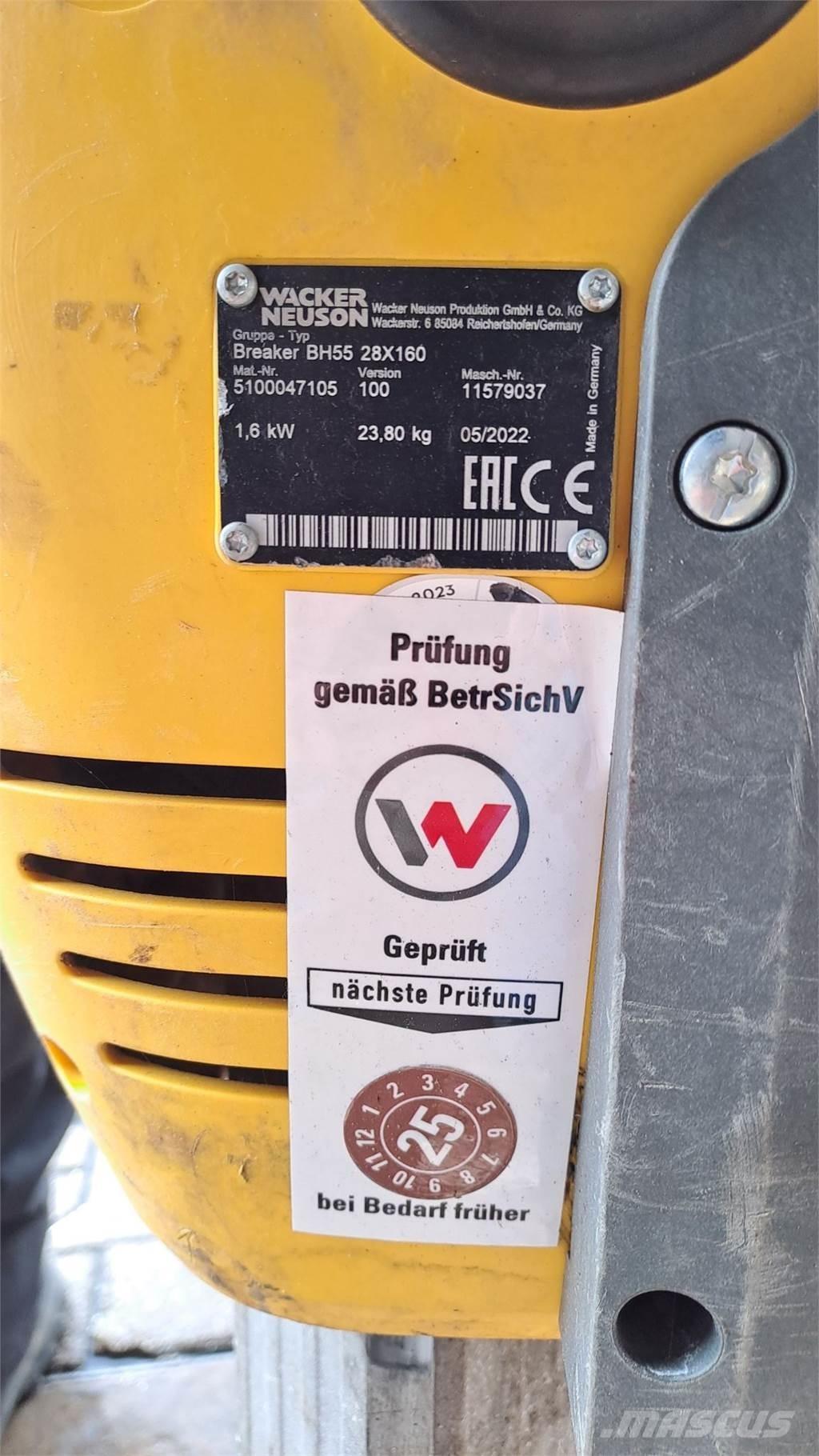 Wacker Neuson BH55 Pisones compactadores