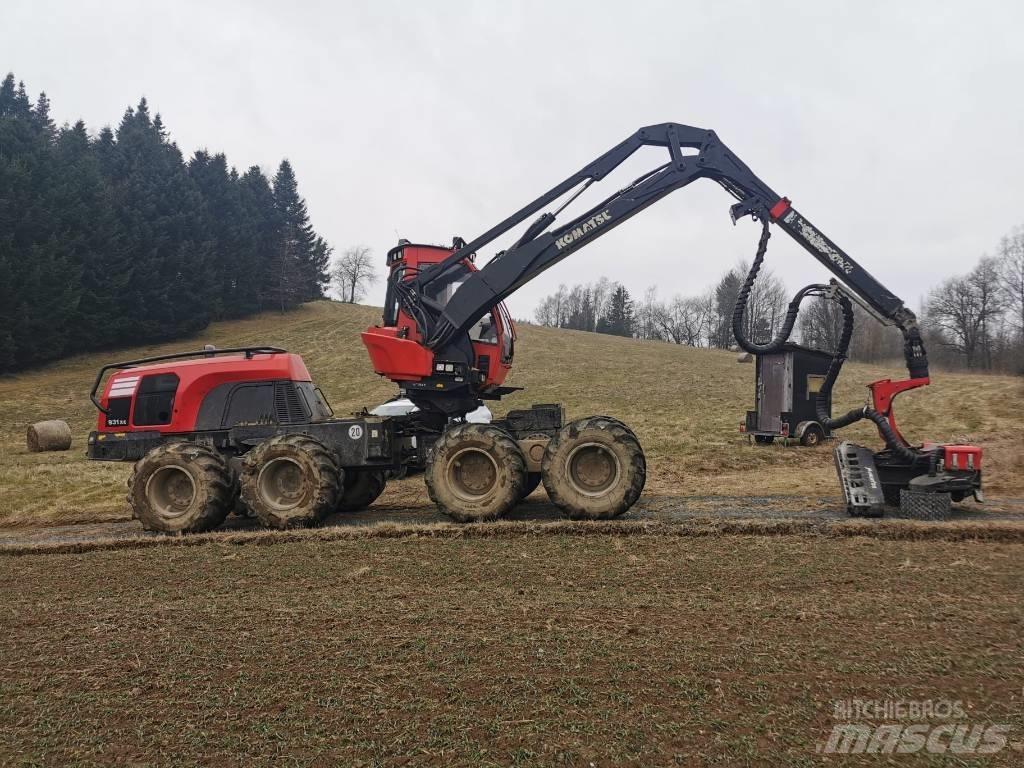 Komatsu 931 XC Cosechadoras